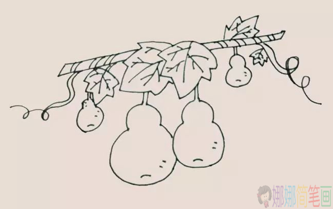 怎么画葫芦,简单的葫芦画法