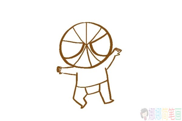 Q版蜘蛛侠的画法,蜘蛛侠简笔画