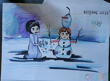 2022年冬奥会儿童绘画获奖作品