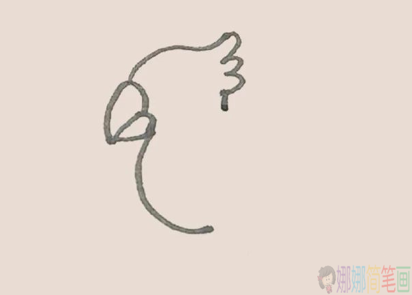 简单好画的鹦鹉简笔画