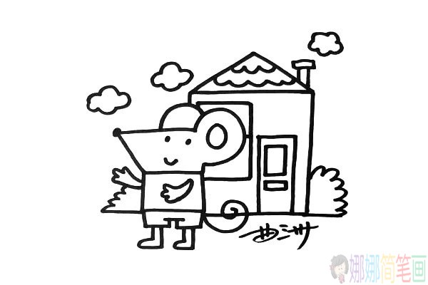 小老鼠怎么画,小老鼠的画法