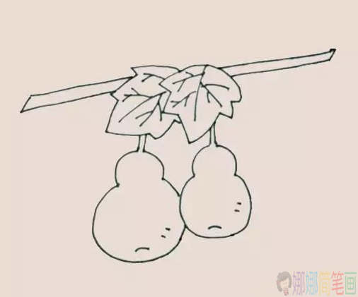 怎么画葫芦,简单的葫芦画法