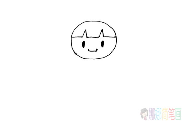 简单可爱的小红帽简笔画法