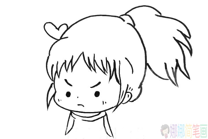 千与千寻的小女孩怎么画
