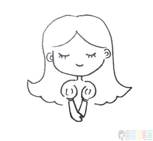 美丽漂亮的小公主怎么画