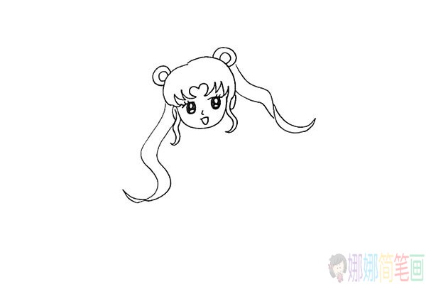 美少女战士简笔画怎么画