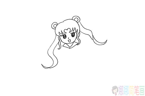 美少女战士简笔画怎么画