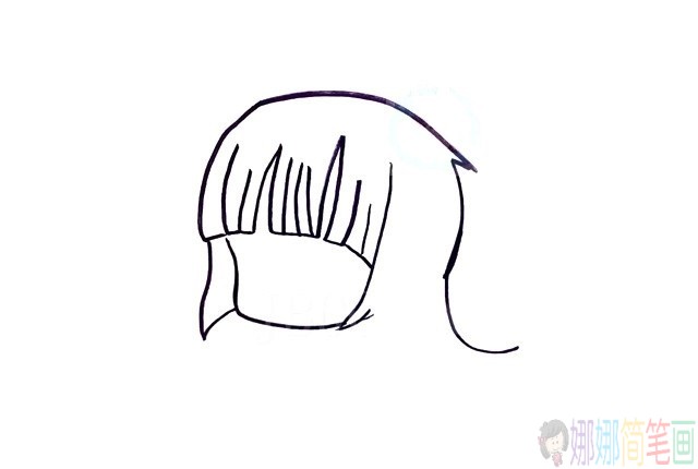 可爱的天蝎座女孩画法