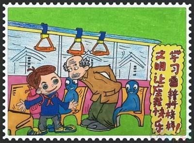 文明好习惯儿童绘画作品
