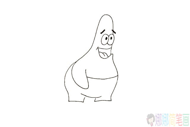 海绵宝宝里的派大星怎么画