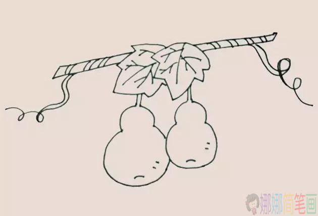 怎么画葫芦,简单的葫芦画法