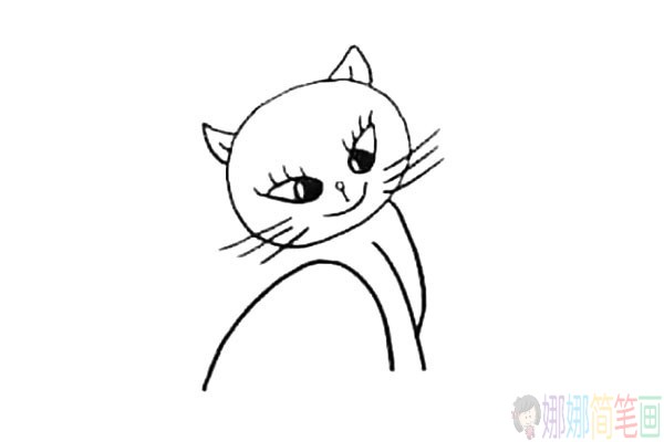 小花猫怎么画,小猫儿童简笔画教程
