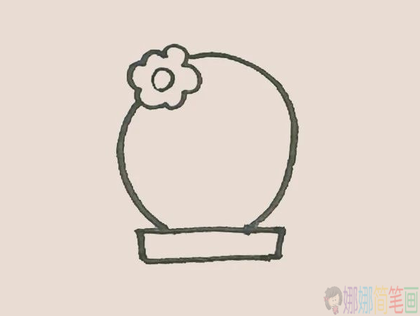仙人掌怎么画,仙人掌简笔画步骤