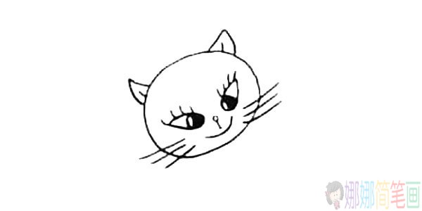 小花猫怎么画,小猫儿童简笔画教程