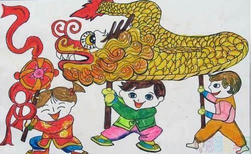2020年新年儿童绘画