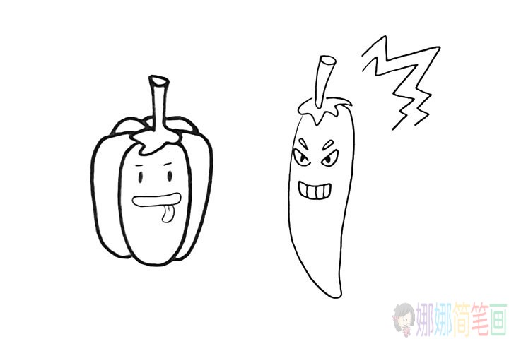 辣椒的画法,辣椒怎么画