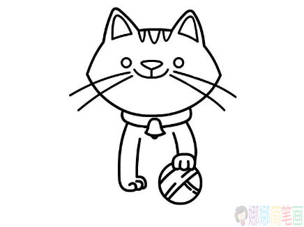 简单可爱的小猫咪简笔画,小猫简笔画教程