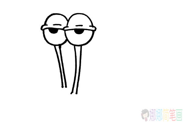 蜗牛的简笔画法教程
