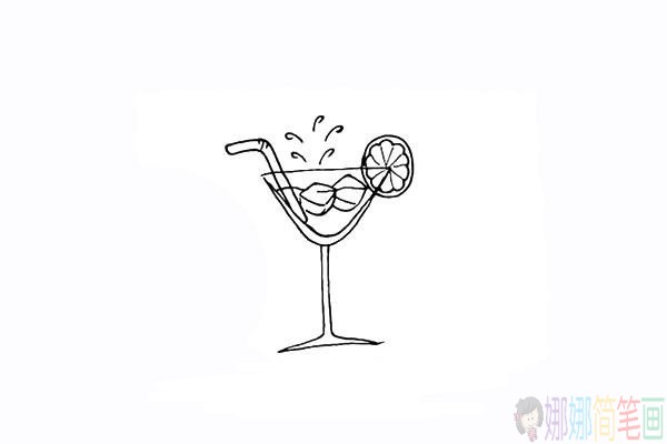 果汁简笔画图片,怎么画果汁