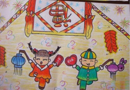 新年画画图片大全