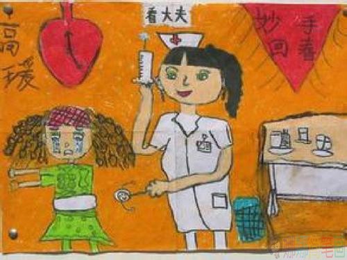 预防新型肺炎儿童主题绘画作品