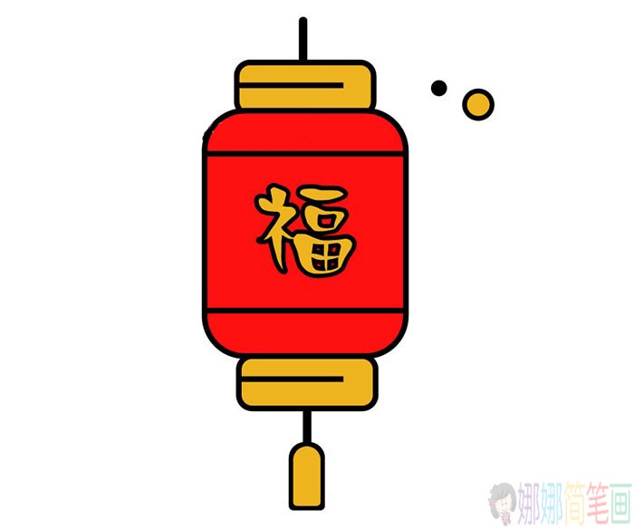 春节的红灯笼怎么画,灯笼简笔画教程