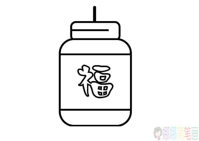 春节的红灯笼怎么画,灯笼简笔画教程