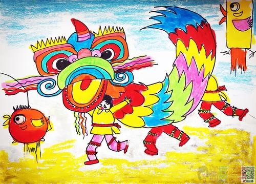 新年儿童画作品