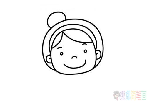 做饭的妈妈简笔画图片
