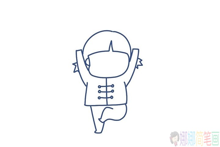 2020新年春节福娃简笔画教程
