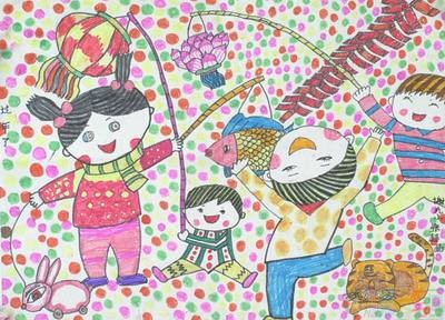 寒假计划儿童绘画作品图片