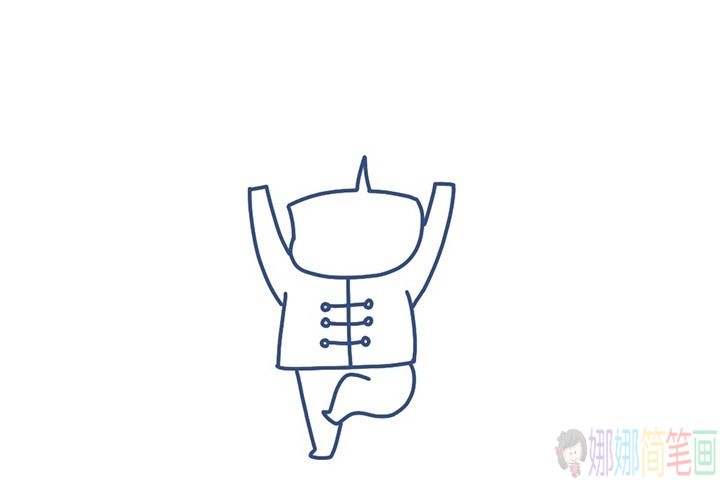 2020新年春节福娃简笔画教程