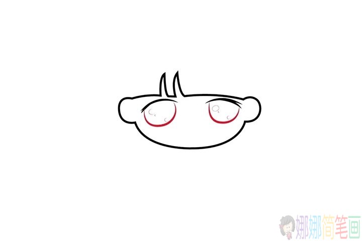 可爱女孩萌小希简笔画教程