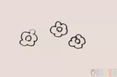 插着花的花瓶简笔画图片步骤