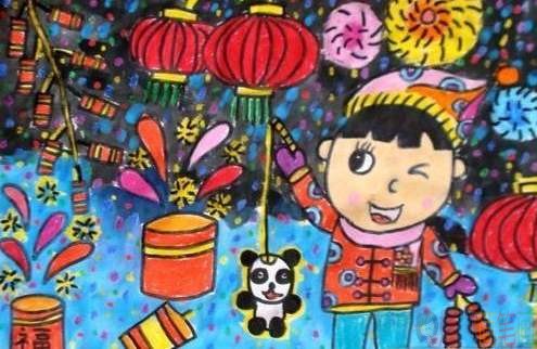 2020鼠年除夕儿童画作品