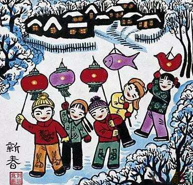 2020春节儿童绘画优秀作品图片
