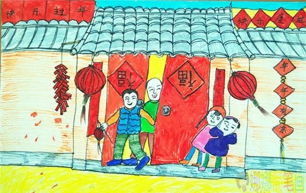 2020新年儿童画简单好看