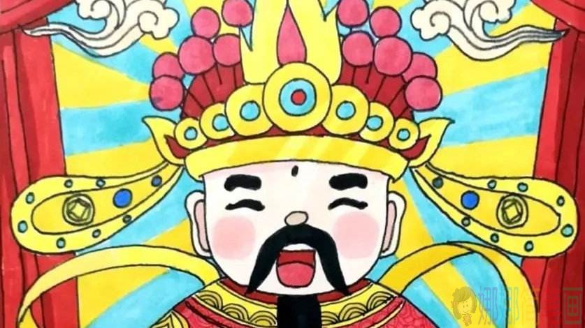 鼠年春节优秀儿童绘画作品