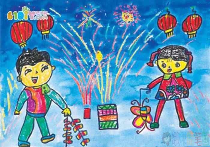 新年画画图片大全