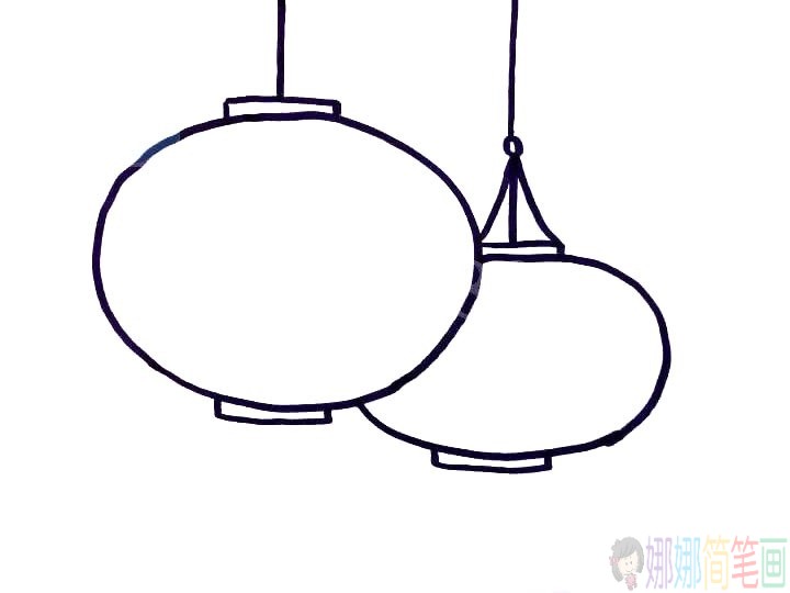 灯笼简笔画图片大全,灯笼简笔画彩色图片