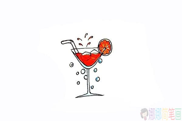 果汁简笔画图片,怎么画果汁