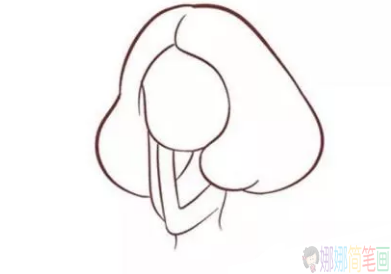 超漂亮的美人鱼儿童简笔画教程