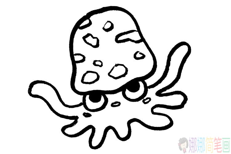 各种水生动物简笔画图片