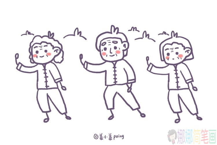 常见的各种人物简笔画图片