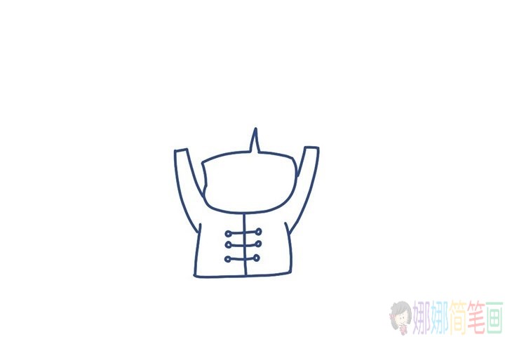 2020新年春节福娃简笔画教程