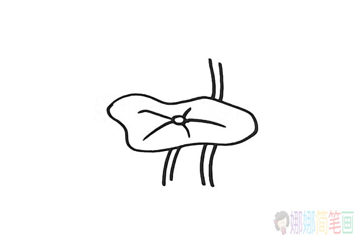 简单漂亮的荷花简笔画教程