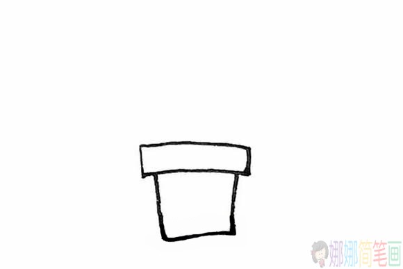 盆栽怎么画,盆栽简笔画教程