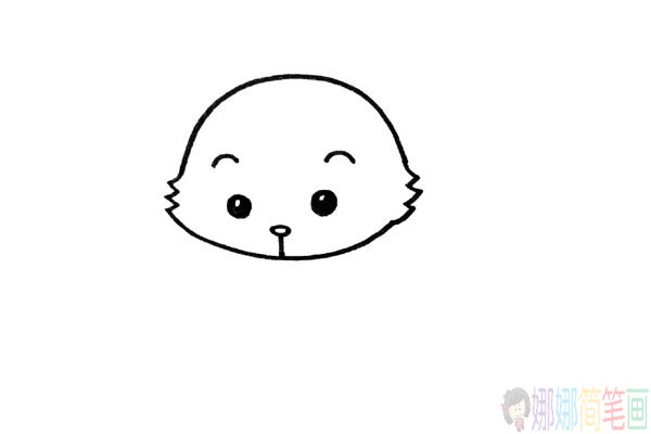 一起学画可爱的小松鼠简笔画