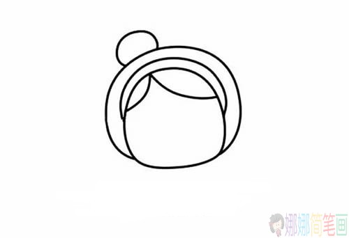 做饭的妈妈简笔画图片
