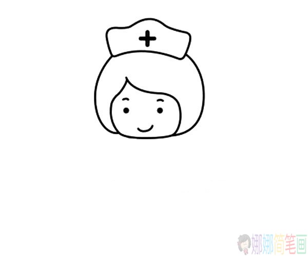 护士姐姐简笔画图片教程
